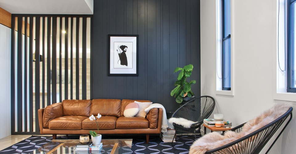 Modern living room | Featured image for EasyCraft Panelling product category page.